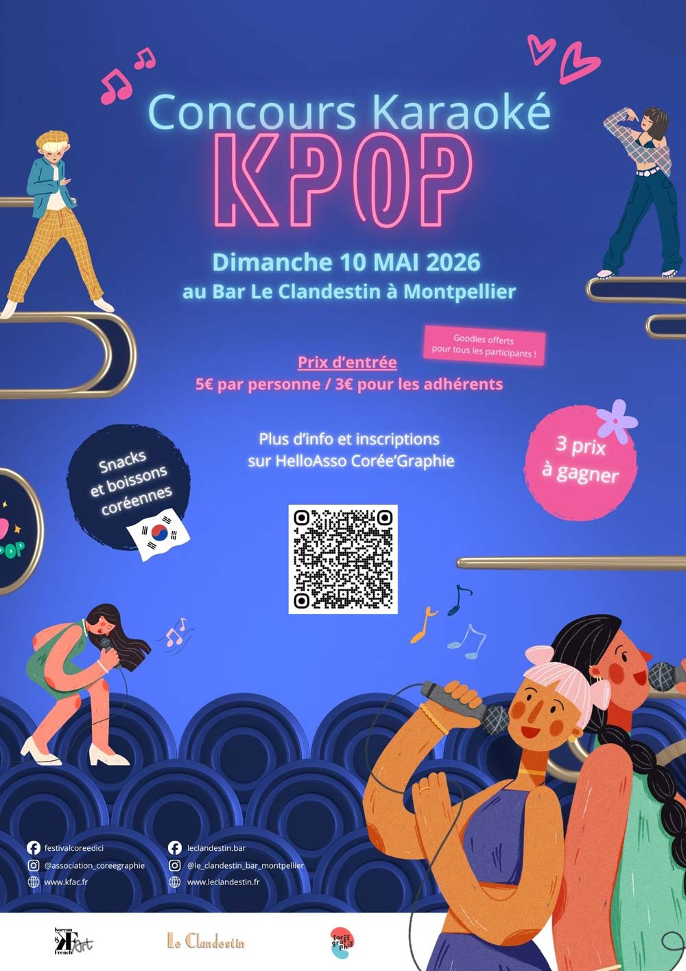 Karaoké Kpop - 10 Mai - Bar Le Clandestin (Montpellier)